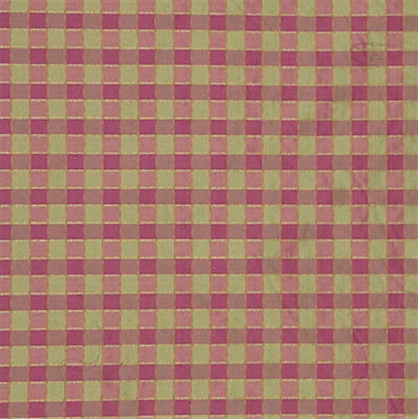 Lee Jofa Fabric 2005128.37 Penrith Check Rose/Leaf