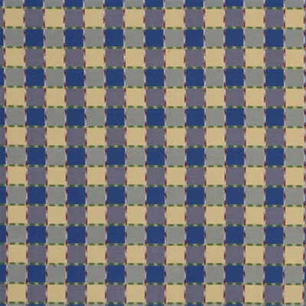 Lee Jofa Fabric 2005128.54 Penrith Check Sun/Navy