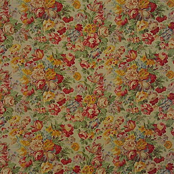 Lee Jofa Fabric 2005179.319 Kingsworthy Ruby/Mint