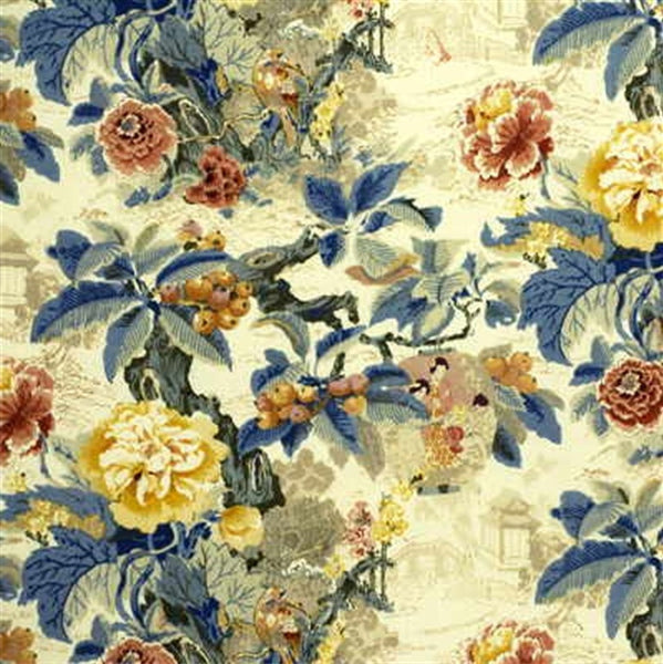 Lee Jofa Fabric 2006101.540 Chinese Lantern Yellow