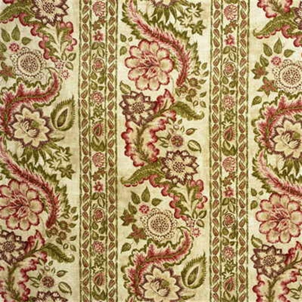 Lee Jofa Fabric 2006129.230 Cauvery Flame/Olive
