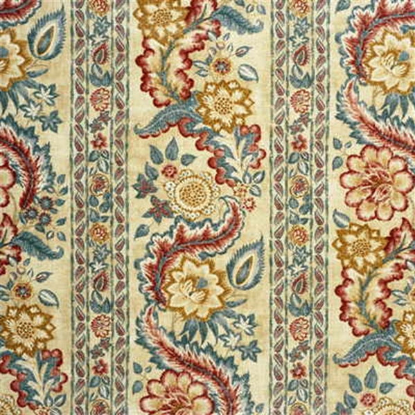 Lee Jofa Fabric 2006129.313 Cauvery Rose/Teal