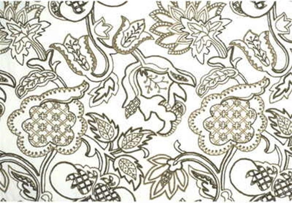 Lee Jofa Fabric 2007149.11 Manor Crewel Taupe
