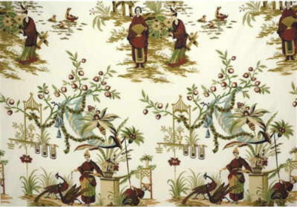 Lee Jofa Fabric 2007154.24 Folie Chinoise Bronze