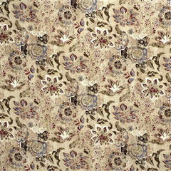 Lee Jofa Fabric 2007159.196 Woodcut Bronze/Garnet