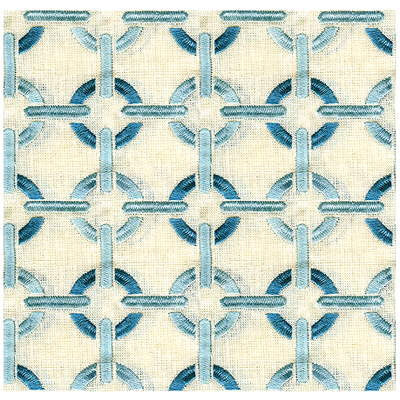 Lee Jofa Fabric 2008171.515 Ciro Embroidery Blues