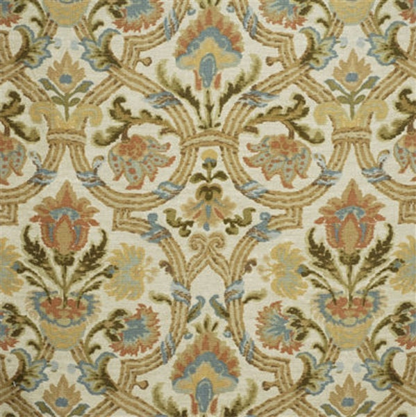 Lee Jofa Fabric 2008174.125 New Sevilla Clay/Aqua