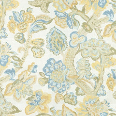 Lee Jofa Fabric 2009165.405 La Cinta Lemon/Blue