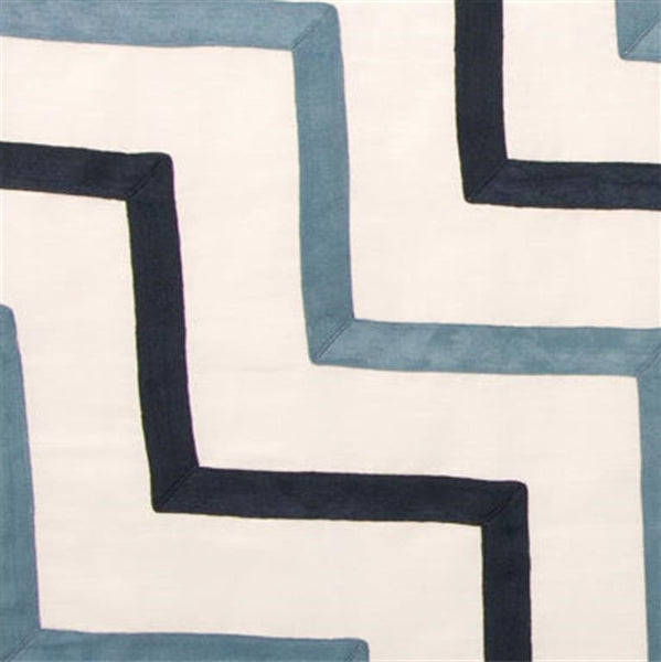 Lee Jofa Fabric 2010101.505 Chevron Ribbon Navy/Slate
