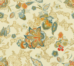 Lee Jofa Fabric 2010122.151 Arcadia Blue/Cream