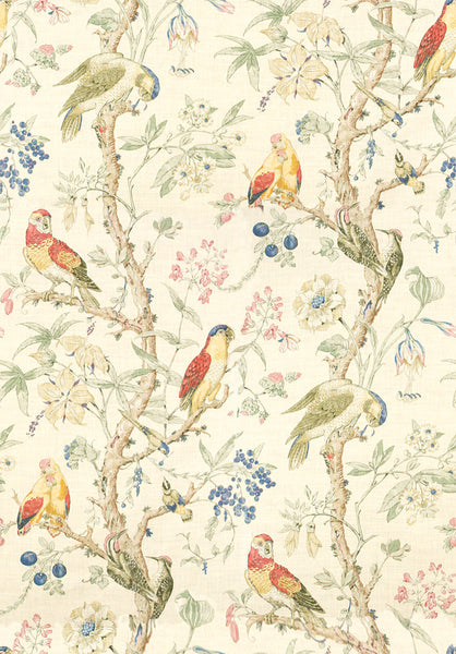 Lee Jofa Fabric 2010130.73 Somerfield Poppy/Green