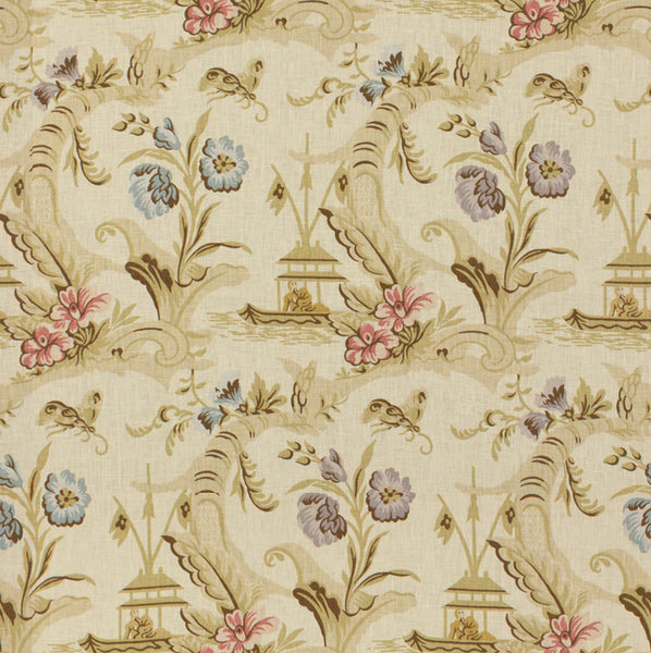 Lee Jofa Fabric 2010132.107 Fantaisie Chinoise Cream
