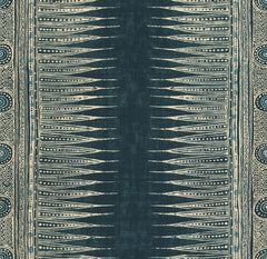 Lee Jofa Fabric 2010136.50 Indian Zag Indigo