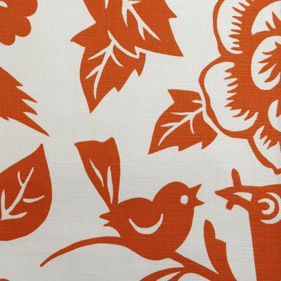 Duralee Fabric 20874-35 Aviary Tangerine