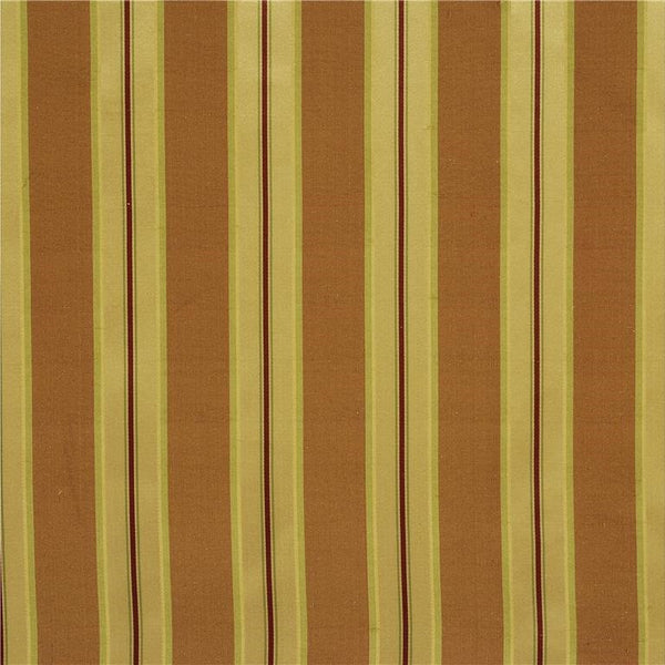 Kravet Design Fabric 22643.424 Lux Silk Stripe Copper