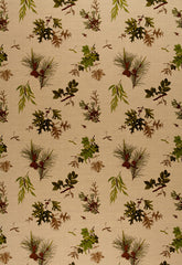 FSchumacher Fabric 2602880 Woodlands Pine Lichen On Natural