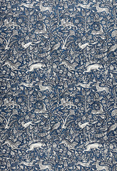 FSchumacher Fabric 2603101 KHAN'S Park Navy
