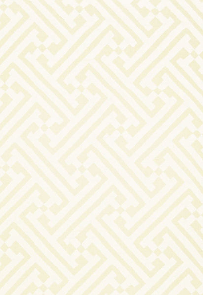 FSchumacher Fabric 2611900 Dhari Cutwork White Natural