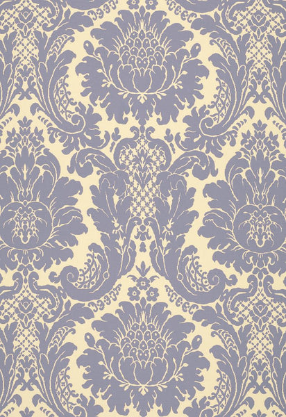 FSchumacher Fabric 2643543 Harmon Manor II Blue