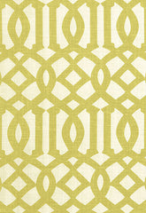 FSchumacher Fabric 2643762 Imperial Trellis Citrine, Ivory