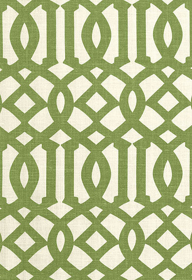 FSchumacher Fabric 2643763 Imperial Trellis Treillage, Ivory