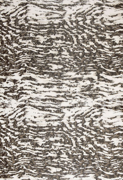 FSchumacher Fabric 2643850 Serengeti Silk Black &amp; White