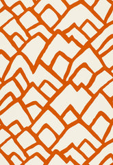 FSchumacher Fabric 2644331 Zimba Orange