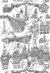 FSchumacher Wallpaper 2705780 Views Of Paris Black &amp; White