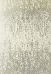 FSchumacher Wallpaper 2707240 Birches Ivory, Silver