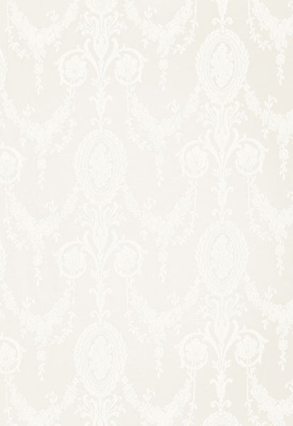 FSchumacher Fabric 32645 Jacquard Madras Ivory