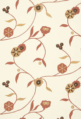 FSchumacher Fabric 3438001 Indira Embroidery Spice