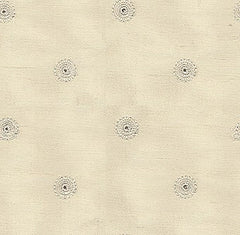 FSchumacher Fabric 3448000 Lucille Dot Embroidery Ivory