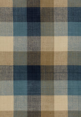 FSchumacher Fabric 3452002 Graylyn Plaid Indigo