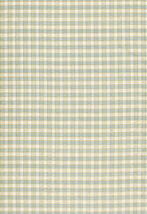 FSchumacher Fabric 3453003 Ingrid Silk Check Seaspray