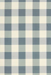 FSchumacher Fabric 3455001 Montgomery Silk Plaid Lakeside