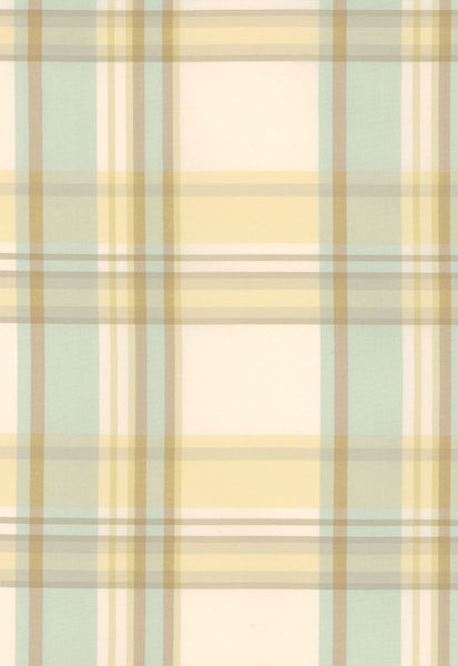 FSchumacher Fabric 3457000 Birmingham Silk Plaid Wheat