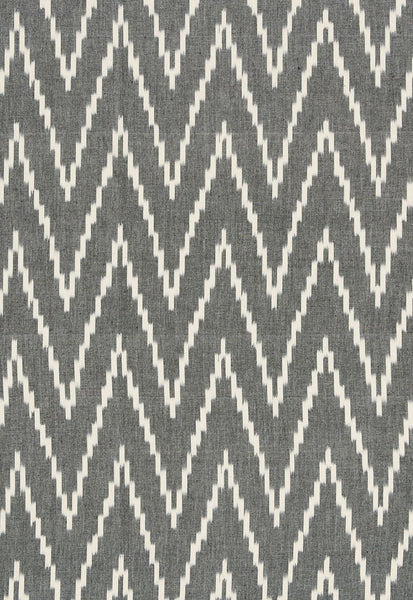 FSchumacher Fabric 3470003 Kasari Ikat Graphite