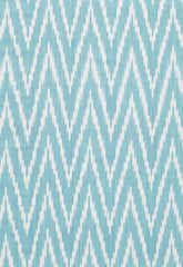 FSchumacher Fabric 3470005 Kasari Ikat Turquoise