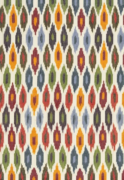FSchumacher Fabric 3471001 Sunara Ikat Spice