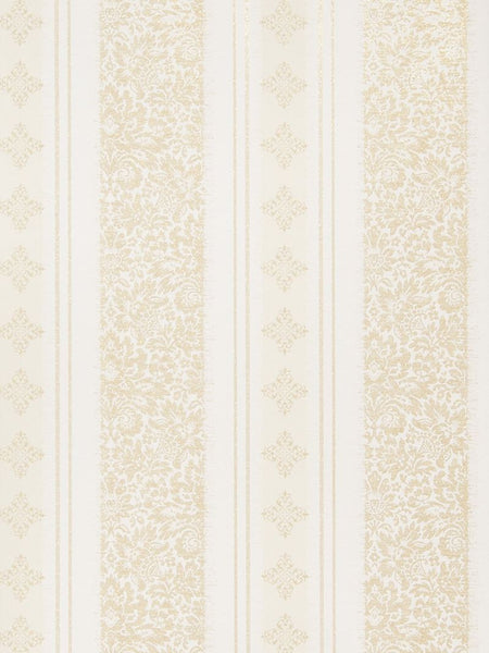 Fabricut Wallpaper 4646901 Lauren Ivory Gold