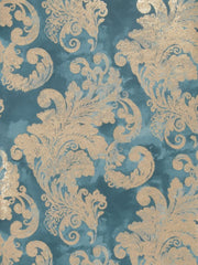 Fabricut Wallpaper 4647703 Audrey Teal