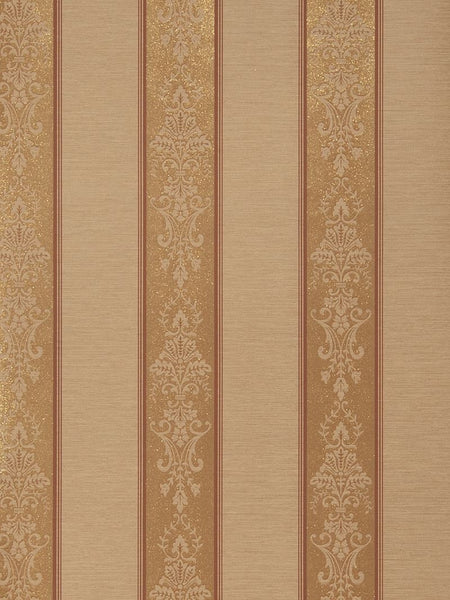 Fabricut Wallpaper 4648101 Kelley Bronze Spice