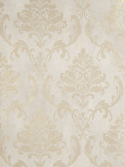 Fabricut Wallpaper 4648504 Meryl Taupe Gold