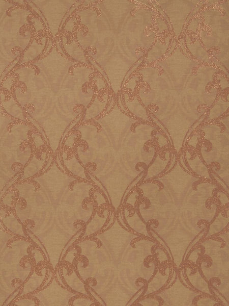 Fabricut Wallpaper 4648901 Gwyneth Bronze Spice