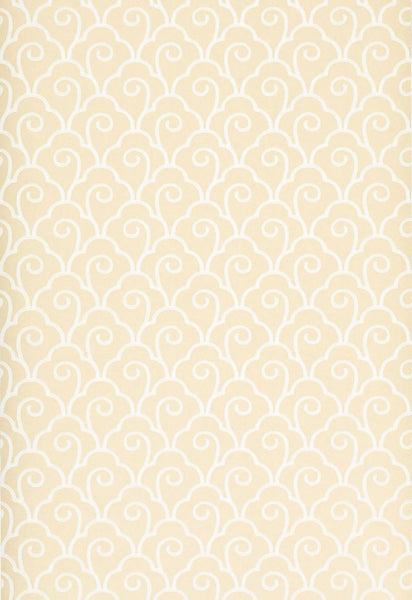 FSchumacher Wallpaper 5001050 Scallop Filigree Cream