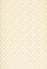FSchumacher Wallpaper 5001050 Scallop Filigree Cream