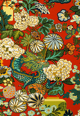 FSchumacher Wallpaper 5001061 Chiang Mai Dragon Lacquer