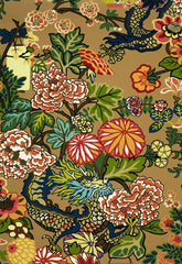 FSchumacher Wallpaper 5001064 Chiang Mai Dragon Mocha