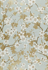 FSchumacher Wallpaper 5001070 Ming Cherry Blossom Aqua