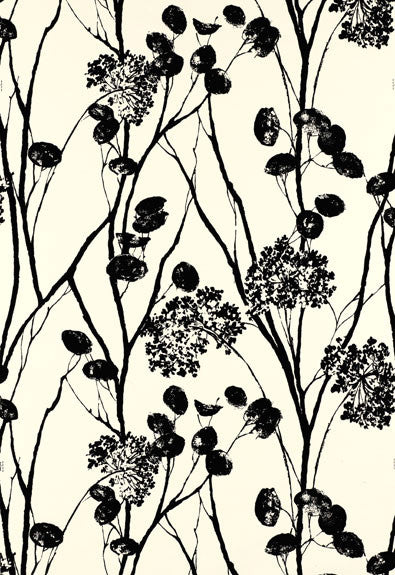 FSchumacher Wallpaper 5003333 Moonpennies Black &amp; Ivory